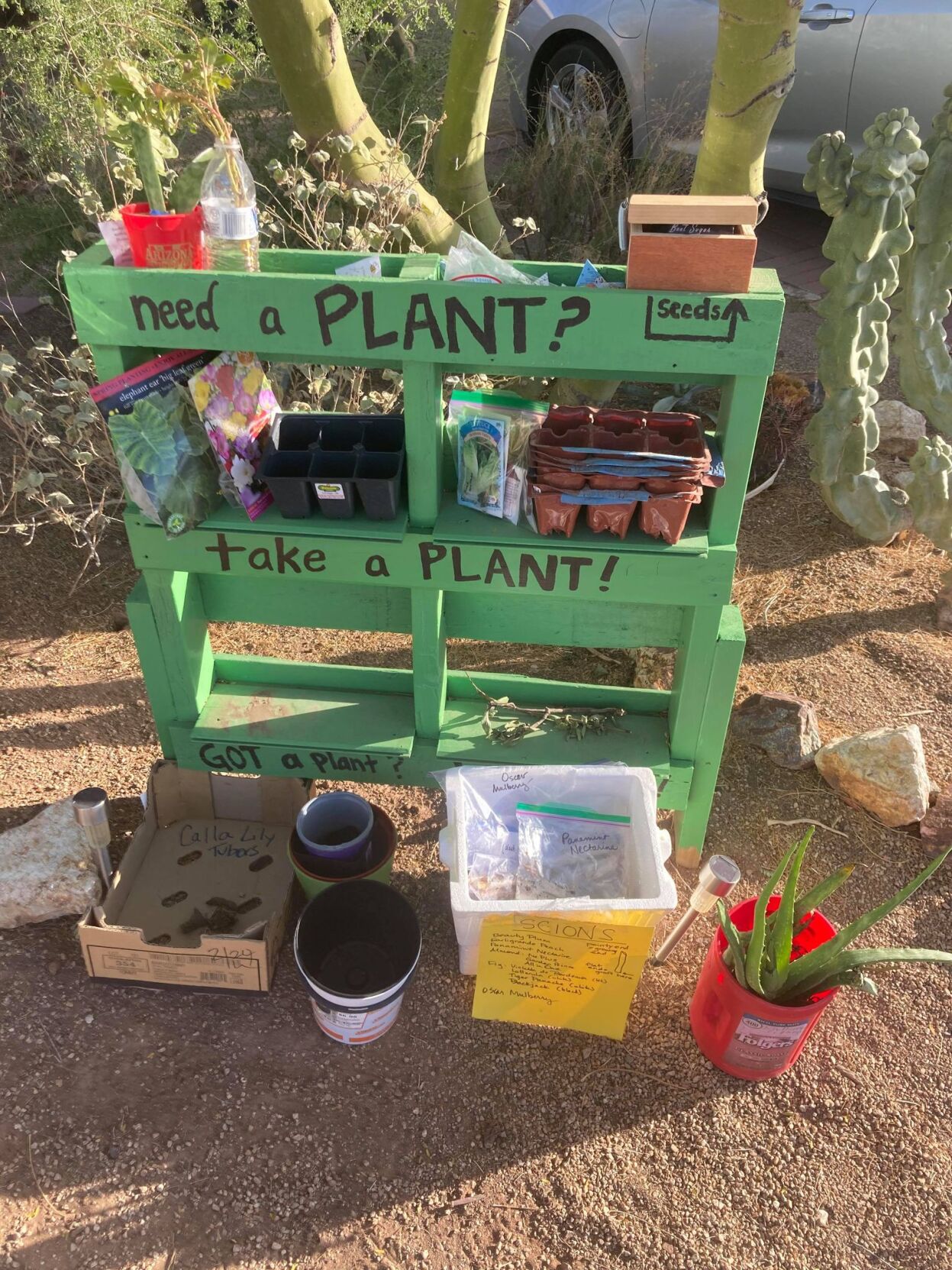 Little free plant stands